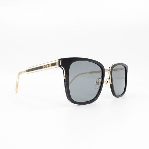 Gucci GG0563 Rectangular Frame Sunglasses Black Gray OS - Picture 2 of 16